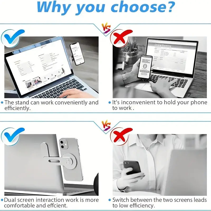 Magnetic Phone Holder For Laptop