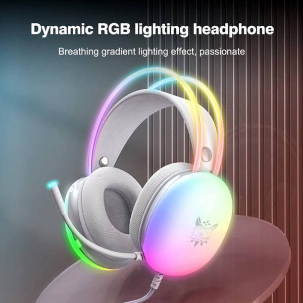 Onikuma-x25 Pro Rgb Head Beam With Mic