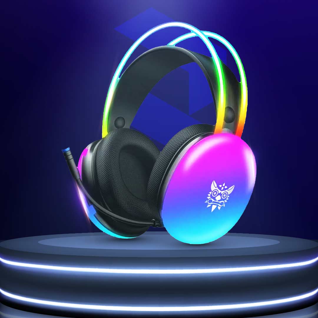 Onikuma-x25 Pro Rgb Head Beam With Mic
