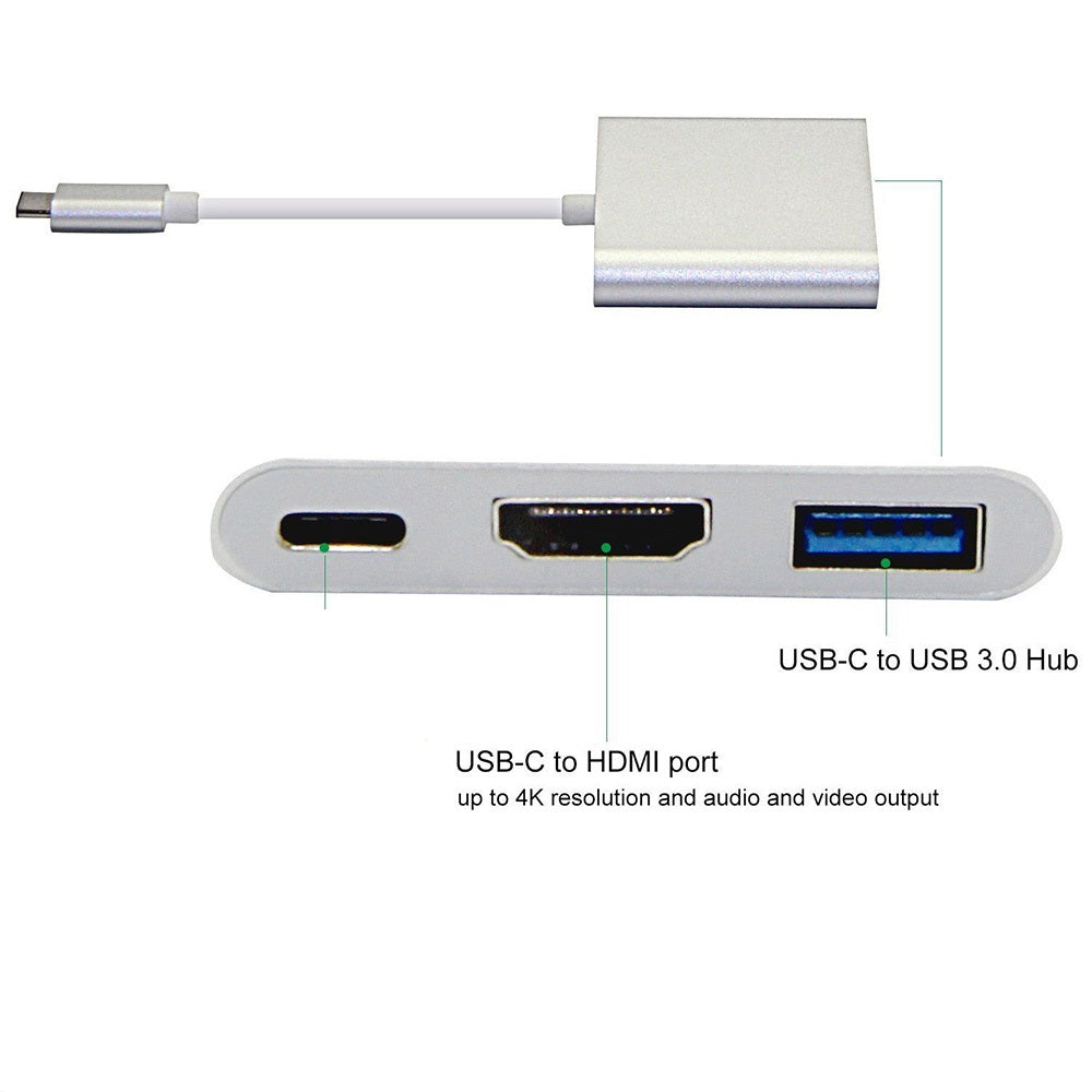 Type C 3.1 to OTG+HDMI+USB 3.0