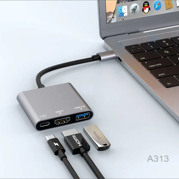 Type C 3.1 to OTG+HDMI+USB 3.0